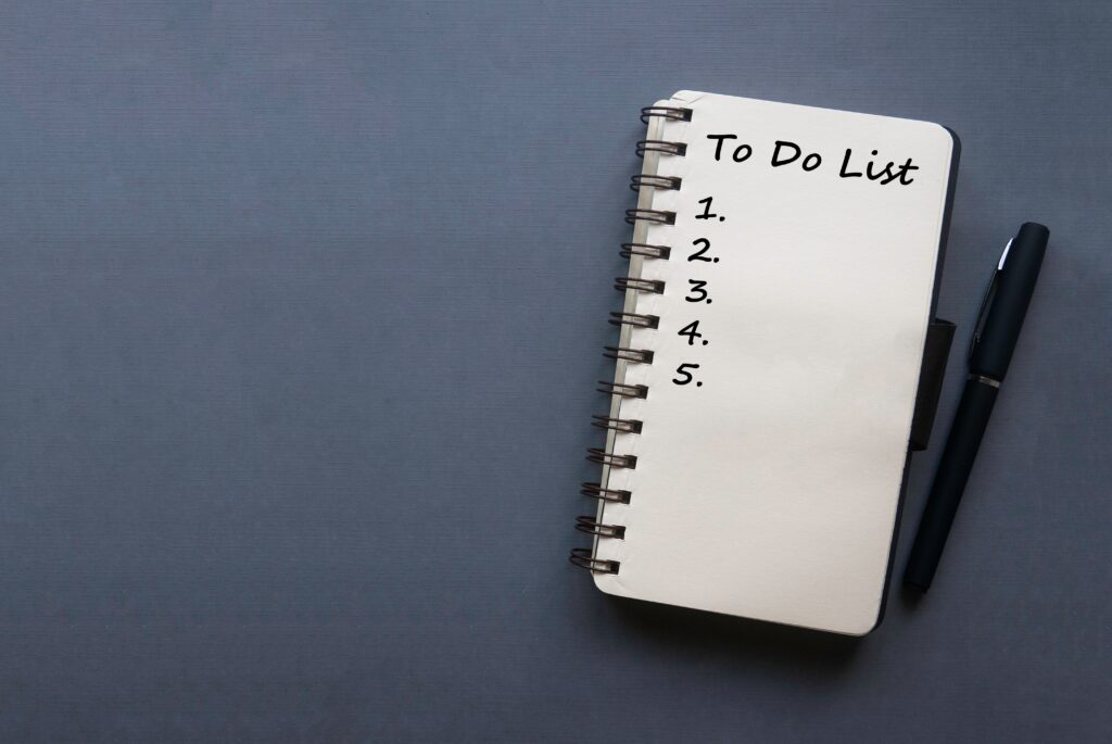 An empty to do list can easily be filled with busywork items