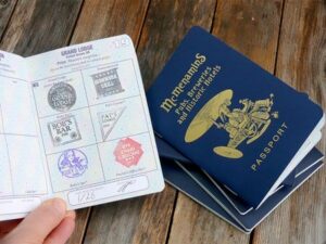 McMenamins Passport with stamps